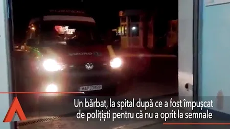 Urmărit și ÎMPUȘCAT de polițiști pe câmp. Un bărbat a ajuns la SPITAL, după ce a încercat să scape de AUTORITĂȚI