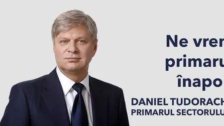 Dan Tudorache vrea să revină la Primăria Sectorului 1 / Sloganul “Ne vrem primarul înapoi” mă obligă