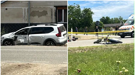 Sfârșit tragic pentru doi tineri din Timiș, după ce motocicleta pe care se aflau s-a izbit puternic de o mașină