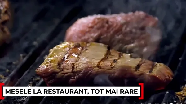 Mesele la restaurant, tot mai rare. România, pe locul 3 în lume la creșterea cheltuielilor pentru mesele în oraș
