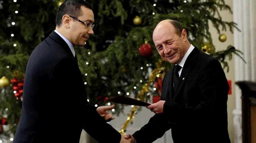 Prima întâlnire Băsescu-Ponta după semnarea Păcii de la Cotroceni. Ce au vorbit și cât a durat discuția