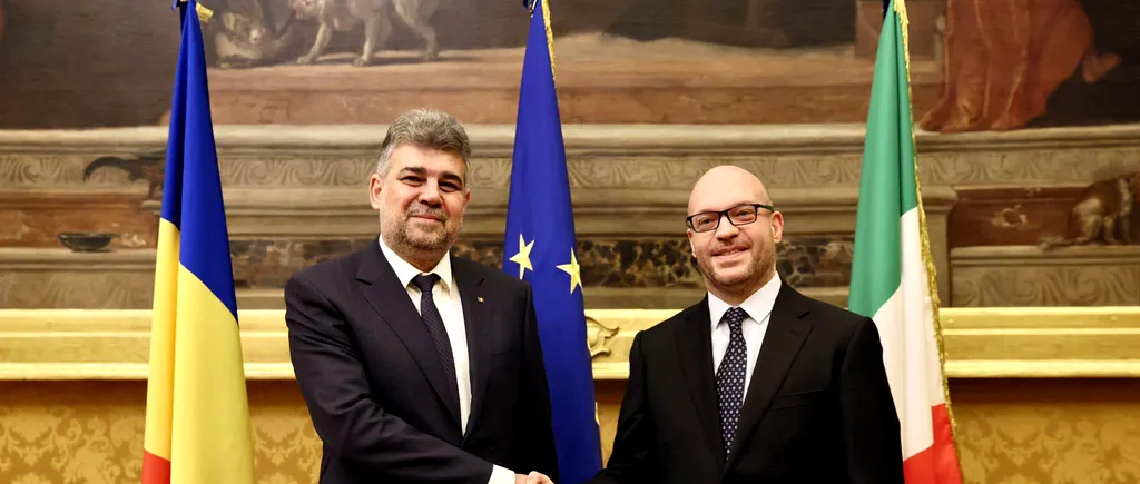 Marcel Ciolacu, după întâlnirea cu omologul său italian: ”Italia rămâne pentru ROMÂNIA un important partener comercial și o sursă majoră de investiții”