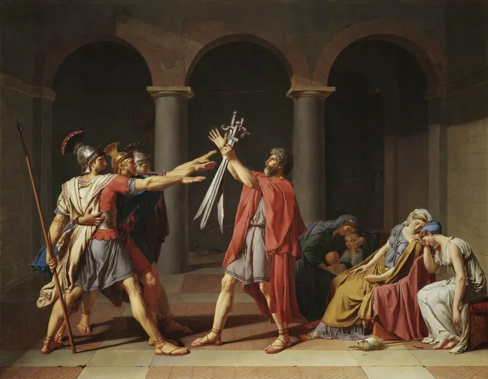 Horații și Curiații - Jaques-Louis David 