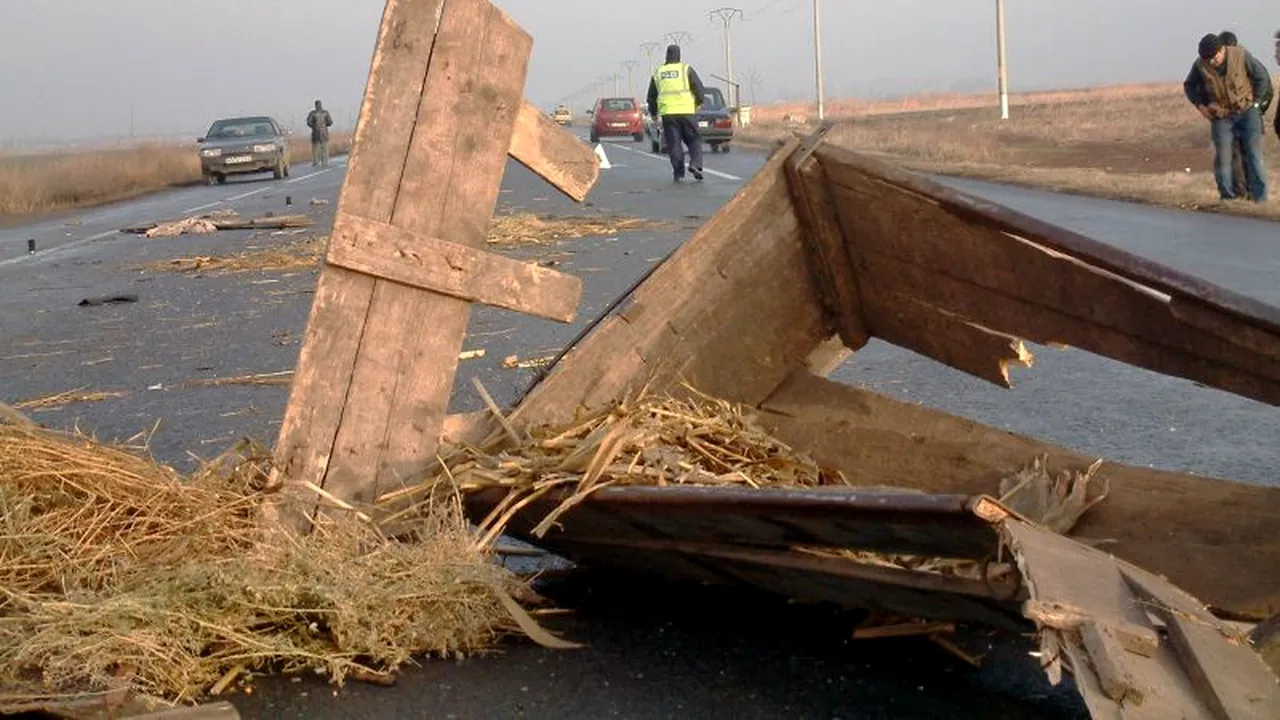 Un bărbat din Vaslui A MURIT după ce a căzut dintr-o căruță condusă de un tânăr beat