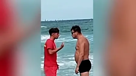 VIDEO | Un nou scandal la Eforie între turiști și salvamari. „Nu răspunzi tu de viaţa mea”