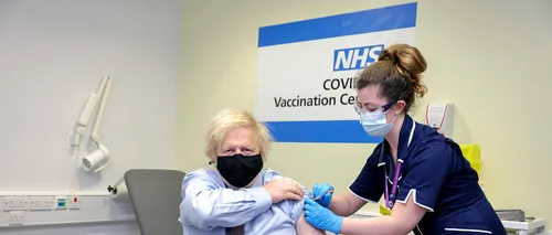 Boris Johnson s-a vaccinat cu serul produs de AstraZeneca: „Nu am simţit practic nimic”