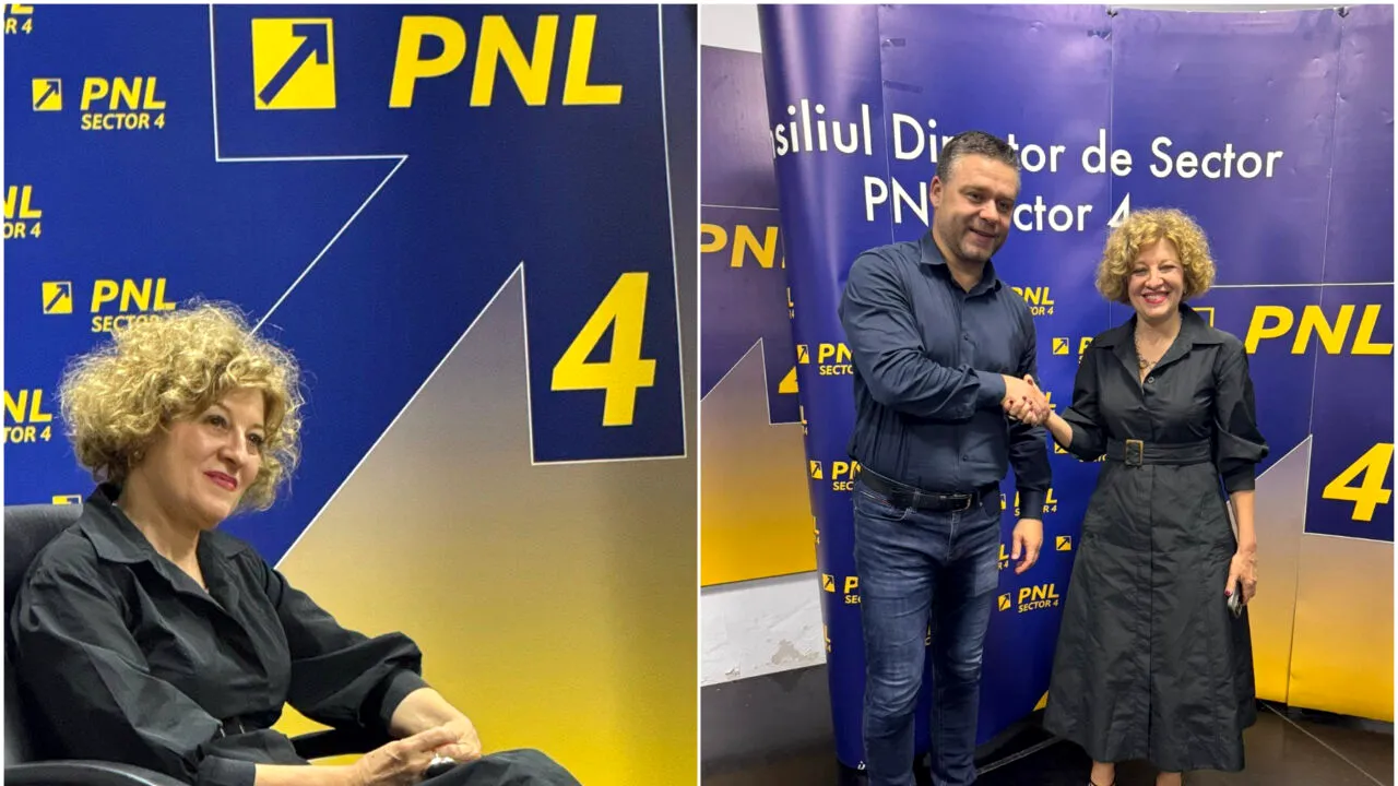 Oana Gheorghiu și-a intrat în rol de șefă PNL. A avut prima ședință cu liberalii din Sectorul 4