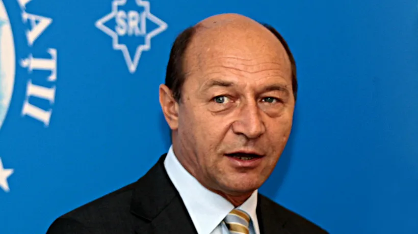 Băsescu: SRI, obligat să sesizeze parchetele privind dezinfectanții. Vreau să știu dacă au făcut-o