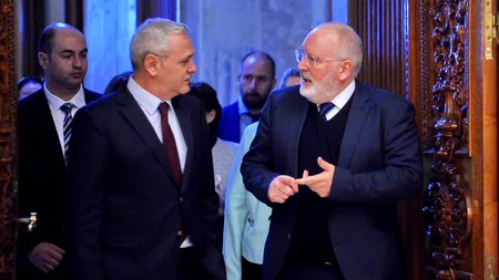 Timmermans NU ARE ÎNCREDERE în promisiunile lui Dragnea: Nu știu dacă CHIAR CREDE ceea ce spune