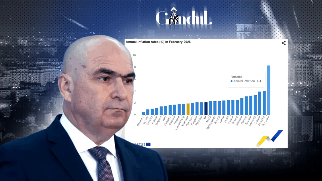Datele Eurostat confirmă un nou record marca Bolojan. România este în continuare țara cu cea mai mare inflație din Uniunea Europeană