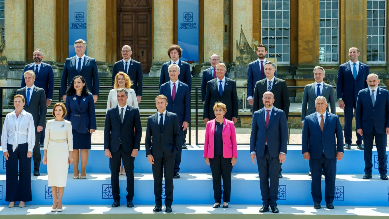 Klaus Iohannis, la Comunitatea Politică Europeană / A subliniat importanța susținerii Ucrainei și a Republicii Moldova pentru aderarea la UE