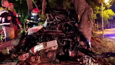 Doi tineri au murit într-un accident cumplit la Medgidia (Galerie FOTO&VIDEO)