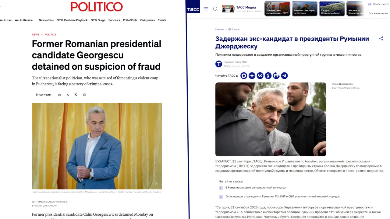 Ce scrie presa străină despre noile acuzații ale DIICOT la adresa lui Călin Georgescu. Jurnaliștii de la TASS, printre primii care au relatat