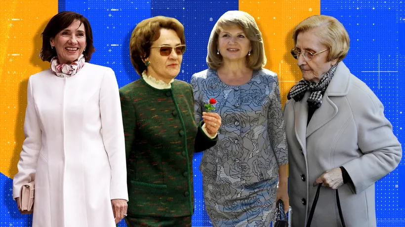 SUPER-GALERIE FOTO. TOP 100 imagini unice cu primele doamne ale României: Nina Iliescu, Nadia Constantinescu, Maria Băsescu și Carmen Iohannis