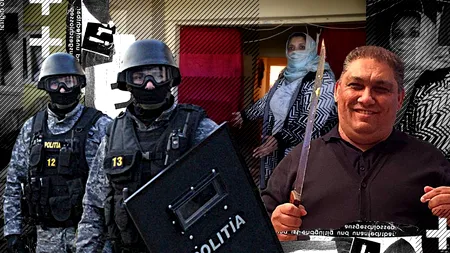 Fiica șefului Staborului Țigănesc acuză că a fost ruptă în bătaie după o descindere a Poliției. 