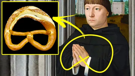 Motivul pentru care toți covrigeii au această formă, a unor mâini care se roagă