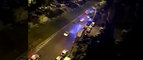 Polițiștii din București au tras focuri de armă pentru prinderea unui șofer. A fost oprit după o cursă în viteză abia la ieșirea din oraș - VIDEO