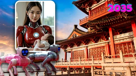 China se pregătește să intre în ERA ROBOȚILOR înaintea occidentalilor. Până în 2035, robo-câinii și robo-bonele vor face parte din multe familii