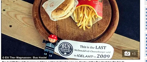 Explicația din spatele acestei fotografii: țara europeană în care burgerul și cartofii de la McDonald's au devenit EXPONATE, nu produse găsite la orice colț de stradă