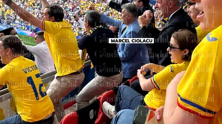 Marcel Ciolacu poartă NOROC naționalei la EURO 2024 / Cum s-a bucurat PREMIERUL la golurile tricolorilor în meciul cu Ucraina