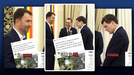 Scandalos! Nicușor Dan joacă într-un clip electoral alături de Cătălin Drulă. Scena a fost filmată chiar de Ziua Națională, în Palatul Cotroceni. Președintele și candidatul USR îi atacă pe Baluță și Ciucu