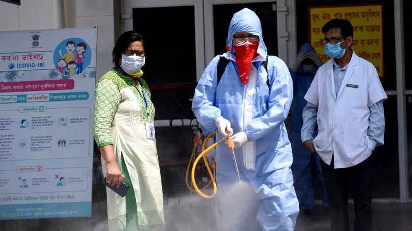 Record sumbru în India: Peste opt ​​milioane de infectări cu noul coronavirus