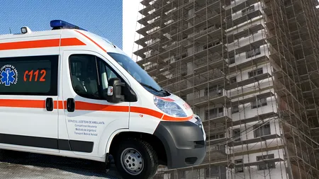 VIDEO| Muncitorului care a căzut în puțul unui lift din Capitală i s-ar fi făcut rău. „Pot fi elemente legate de echipamentul individual de protecție”