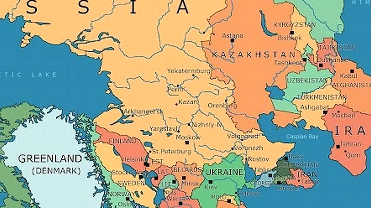 FOTO: HARTA lumii, total diferită de cum o știam. Unde ar fi fost ROMÂNIA