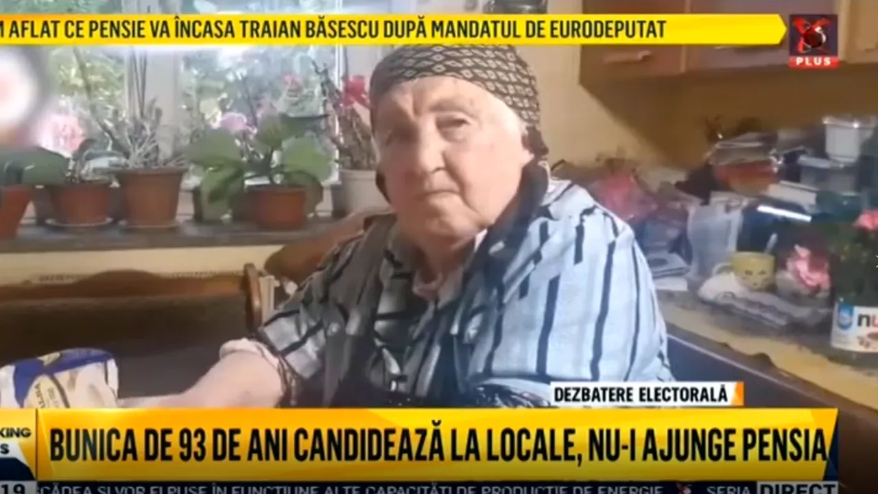 O bunică de 93 ani intră în cursa pentru consiliul local din SIBIU