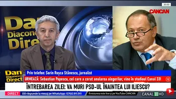 Sorin Roșca Stănescu: „Rareș Bogdan nu mai are șanse să-și revină, a stat prea mult lângă IOHANNIS”
