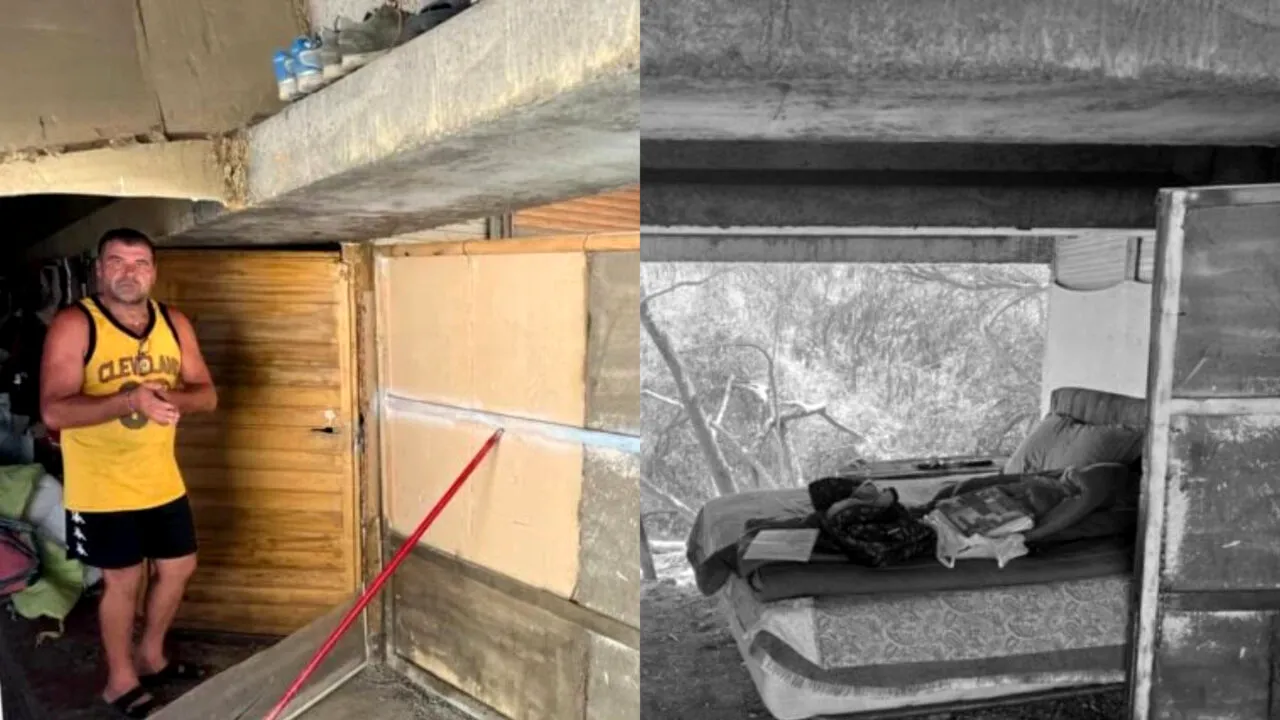 Gheorghe are 53 de ani și trăiește sub un POD în Italia. Cum s-a trezit singur și fără casă