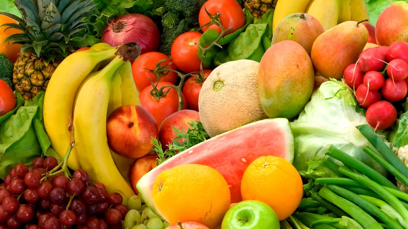 Românii, pe ultimele locuri din Europa la consumul de fructe și legume