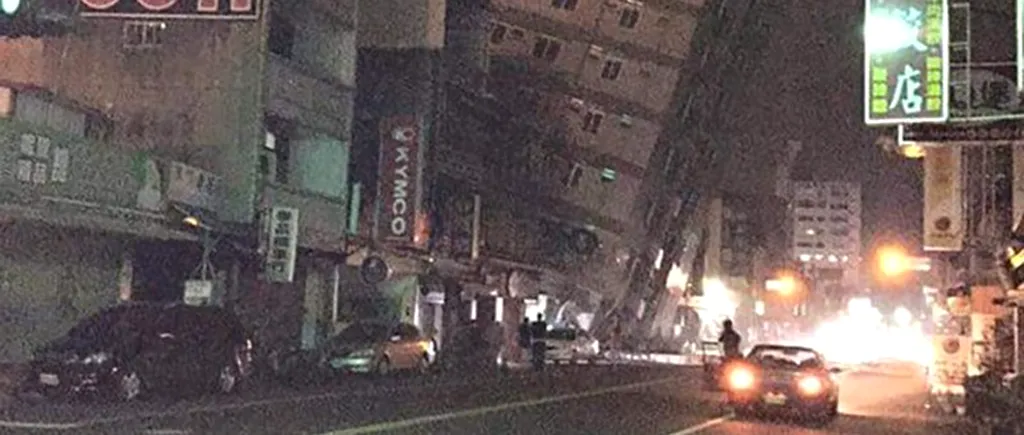 Cutremur de 6,4 grade în Taiwan. Cel puțin 11 morți și 475 de răniți. Mai multe clădiri rezidențiale s-au prăbușit și 400.000 de persoane nu au apă potabilă