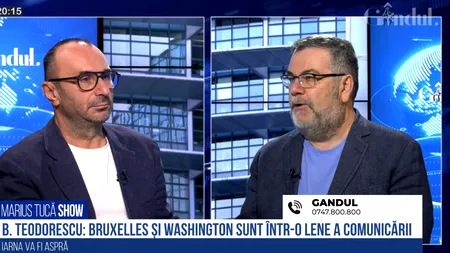 VIDEO | Bogdan Teodorescu: „Bruxelles-ul este, de fapt, un guvern supranațional. Atât Bruxelles-ul, cât și Washington-ul, de-a lungul timpului, au renunțat foarte mult să se gândească la felul în care comunică cu cetățenii”