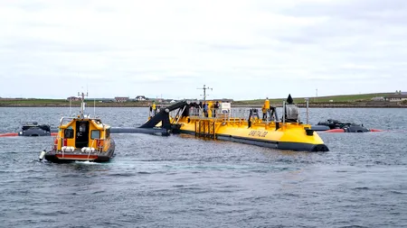 A fost lansată cea mai puternică turbină de mareomotrică din lume. Poate să genereze energie electrică pentru mii de case