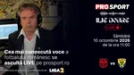 Ilie Dobre comentează LIVE pe ProSport.ro meciul C.S. Dinamo București – Olimpia Satu Mare, sâmbătă, 10 octombrie 2026, de la ora 11:00