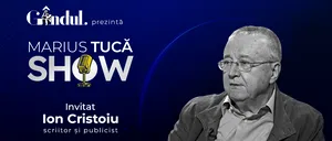 Marius Tucă Show începe joi, 23 mai, de la ora 20.00, live pe gândul.ro. Invitat: Ion Cristoiu
