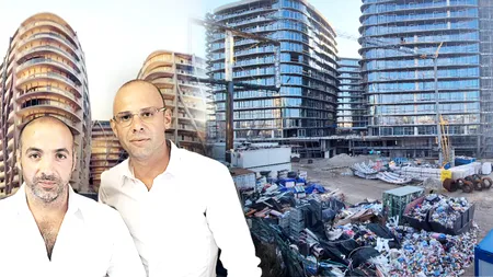 Zac gunoaiele pe șantierul „Elie Saab Towers”, cel mai umflat proiect imobiliar din București. Blocurile construite de afaceriștii care au „otrăvit” Popești-Leordeni cu dejecții au nevoie de altă autorizație. „La fața locului nu se găsește ce era prevăzut în documente”