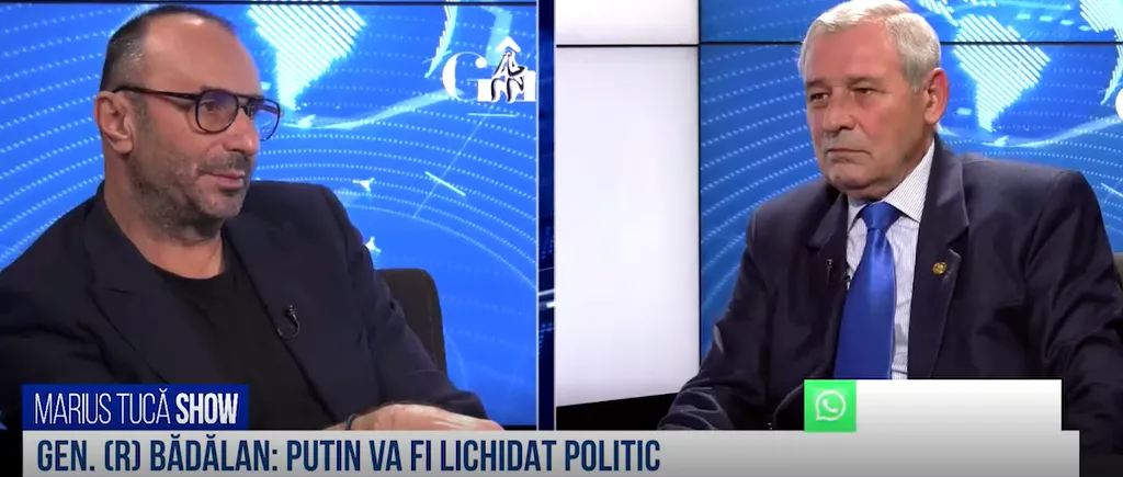 VIDEO | Gen. Eugen Bădălan: „Putin va fi lichidat politic. Înlăturarea lui Putin va fi dramatică pentru ruși”