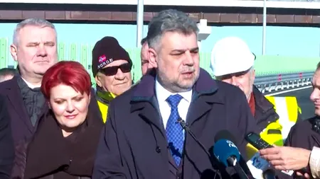 VIDEO | Premierul Marcel Ciolacu, pe tronsonul 3 al Drumului Expres Craiova-Pitești: „Orice km de infrastructură mare înseamnă dezvoltarea regiunilor”
