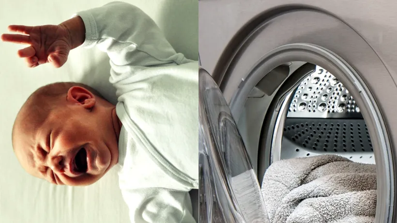 Un bărbat a băgat un bebeluș de 13 luni în uscătorul de rufe și a apăsat butonul de pornire. Agresorul ar fi trebuit să aibă grijă de fetiță