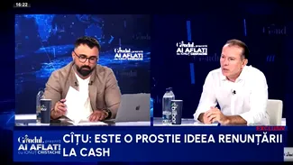 Florin Cîțu: „Este o prostie ideea să renunți la CASH”
