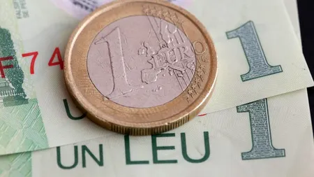 Leul se apropie de pragul istoric de 5,1 în raport cu euro. Prețul la zi al AURULUI