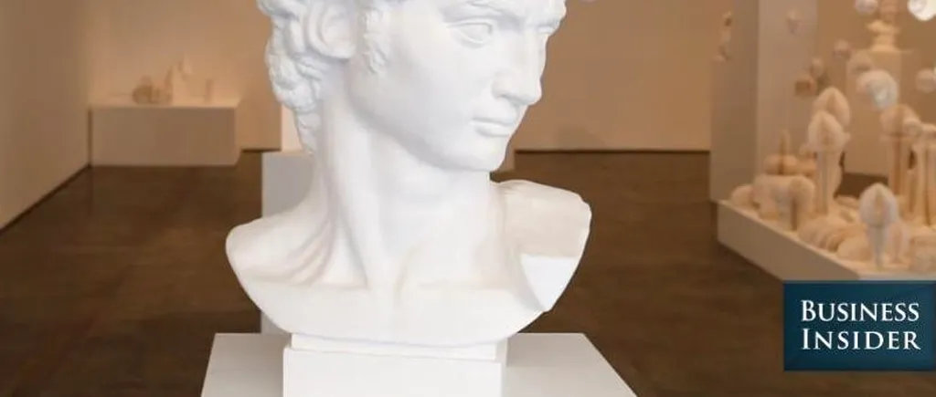 VIDEO. Cum a fost realizată această sculptură. Ce se întâmplă când o atingi