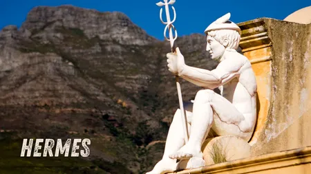 (P) Hermes - zeul călătoriilor, zborului, comerțului și al jocurilor de noroc
