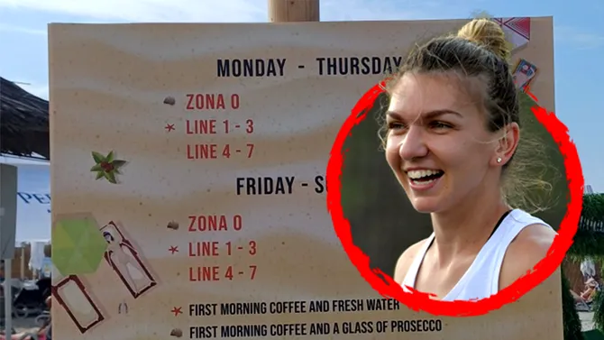 Nu este o glumă! Cât costă un șezlong pe plaja din Mamaia a familiei Simonei Halep, unde administratorul i-a făcut „săraci” pe turiștii cu cearșafuri