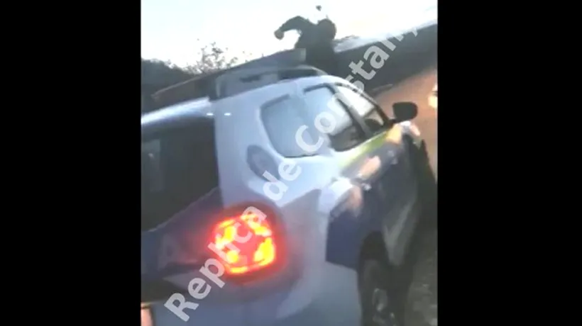 Bărbat din Constanța, trimis în judecată sub control judiciar după ce a amenințat mai mulți polițiști cu un topor (VIDEO)