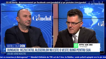 VIDEO | Dan Dungaciu: Rezultatul alegerilor nu este o veste bună pentru SUA / Opoziția a fost împotriva lui Trump și a trumpismului