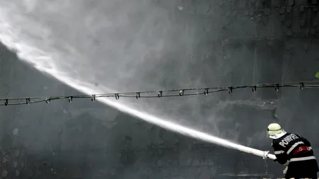 Hotelul fraților Negoiță a luat foc