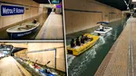 Inundație de glume pe Facebook după furtuna din Capitală. Inundația de la metrou a generat cele mai multe postări: Metroul Naval Victoriei